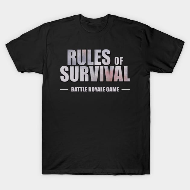 Rules of Survival Game T-Shirt by PurpleandOrange